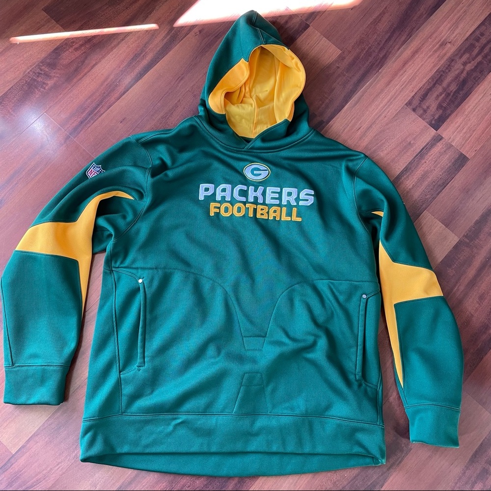 NFL Green Bay Packers Reebok Hooded Sweatshirt XL